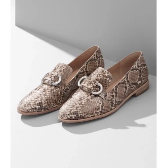 New In Box Corso Como Clarrah Leather Loafter Flat Shoes in Snakeskin Sz… - Picture 1 of 7